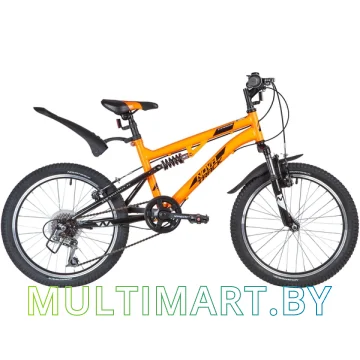 Детский велосипед Novatrack Titanium New 20SS6V.TITANIUM.OR20 (оранжевый, 2020)